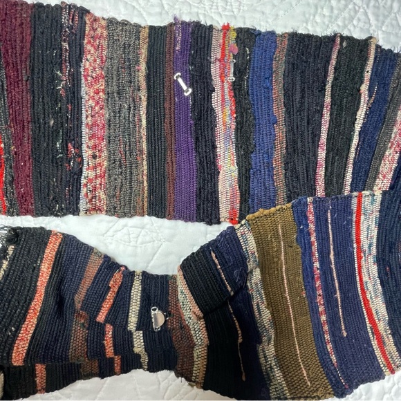 Vintage Hand Woven Belt Natural Fibers One Size Multicolor - Picture 5 of 9